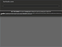 Tablet Screenshot of karkade.com